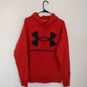 Red under armour hoodie NWT.